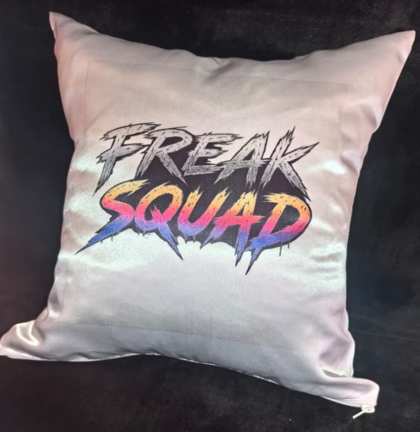 34x34cm White & White Polyester Pillow